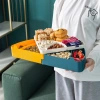 Rotating fruit plate, home living room coffee table, nut box, snack box, wedding New Year dried fruit plate, Douyin live streaming, cross-border 0750 Application Scenario
